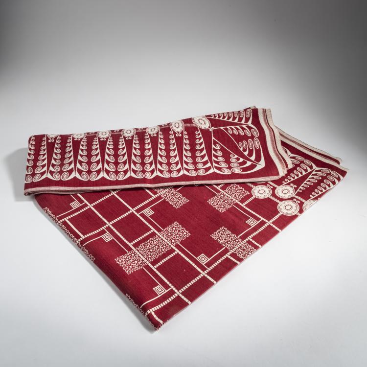 Hauptbild zu Objekt, Tablecloth, c. 1904, Hans Christiansen (attributed), Marx & Kleinberger, Frankfurt (zugeschrieben), 159C 659