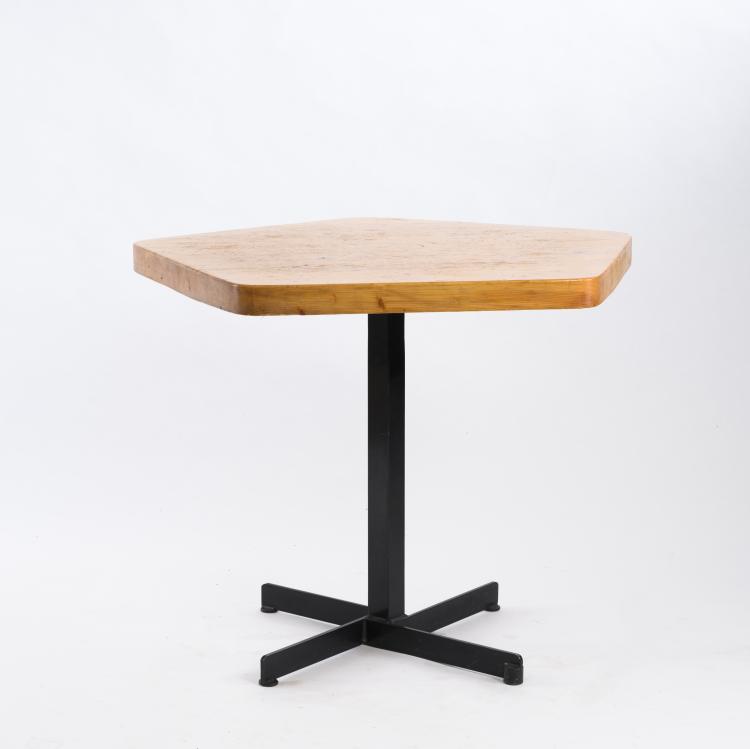 Hauptbild zu Objekt, Tisch 'Les Arcs', 1968, Charlotte Perriand, Steph Simon, Paris (zugeschrieben), 160A 111