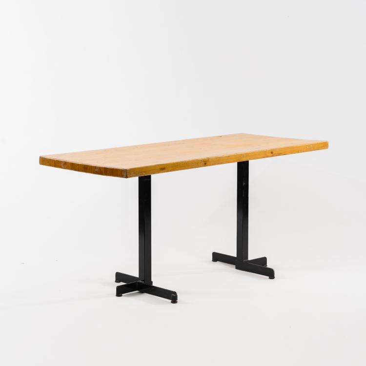 Hauptbild zu Objekt, 'Les Arcs' table, 1968, Charlotte Perriand, Steph Simon, Paris, 160A 112