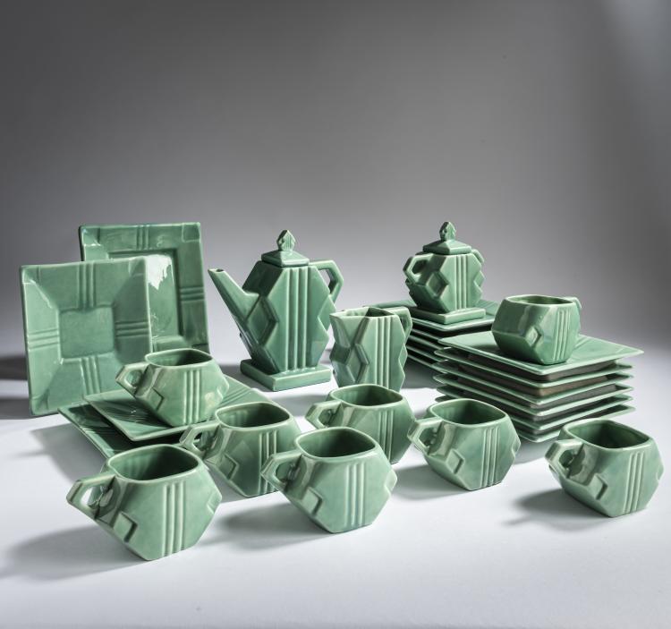 Hauptbild zu Objekt, Coffee service, c. 1928/29, J. Martin Stangl, Fulper Pottery, Flemington, NJ, 159C 586