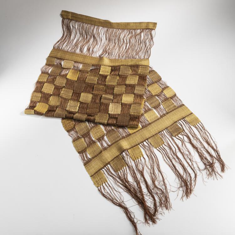 Hauptbild zu Objekt, Wandbehang, um 1926, Anni Albers (zugeschrieben), Bauhaus, Dessau (zugeschrieben), 160A 69