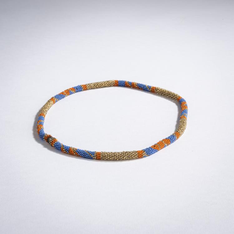 Bild 1 zu Objekt, Glasperlenkette, um 1920, Maria Likarz, Wiener Werkst&auml;tte, 159C 492