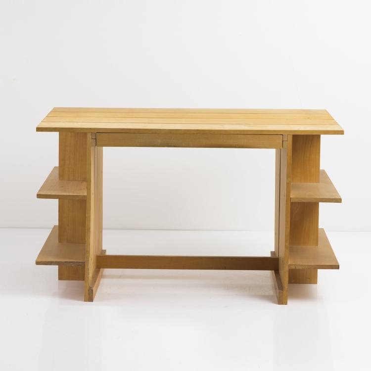 Hauptbild zu Objekt, Schreibtisch 'Crate', 1934, Gerrit Rietveld, Cassina, Mailand, 161C 483