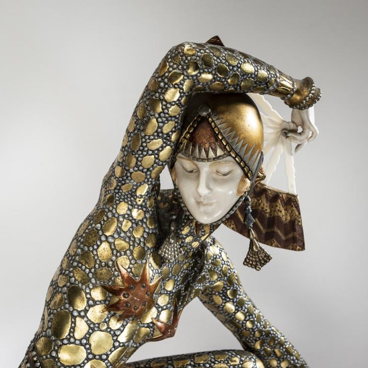 Bild 1 zu Objekt, 'Danseuse au &eacute;ventail', c. 1925, Dem&egrave;tre H. Chiparus, 159C 348