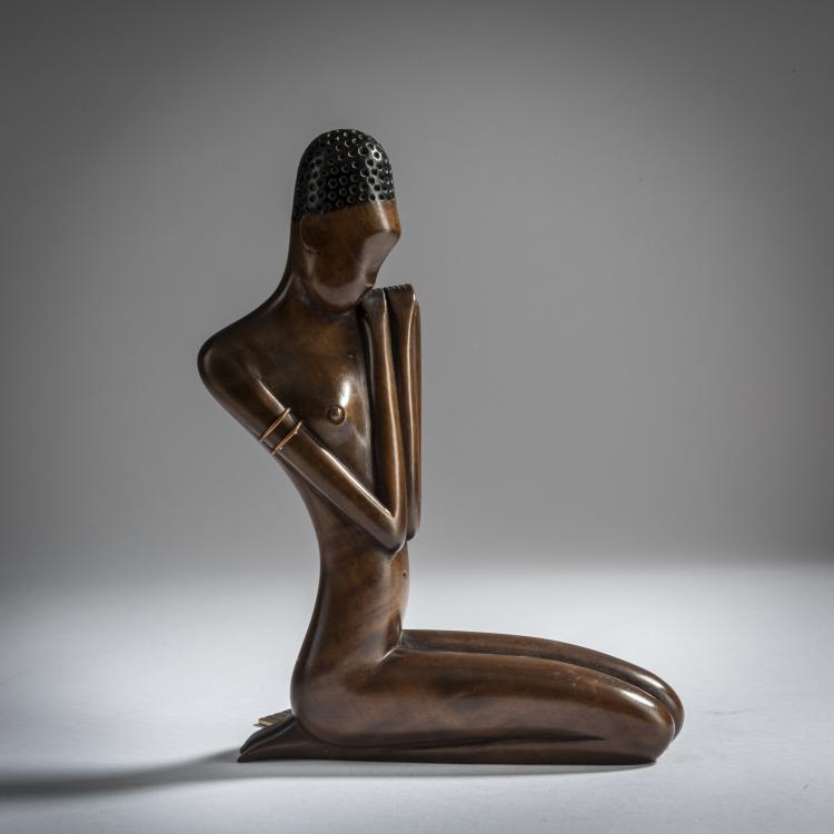 Hauptbild zu Objekt, African woman, c. 1950, Karl Hagenauer, Hagenauer, Wien, 159C 365