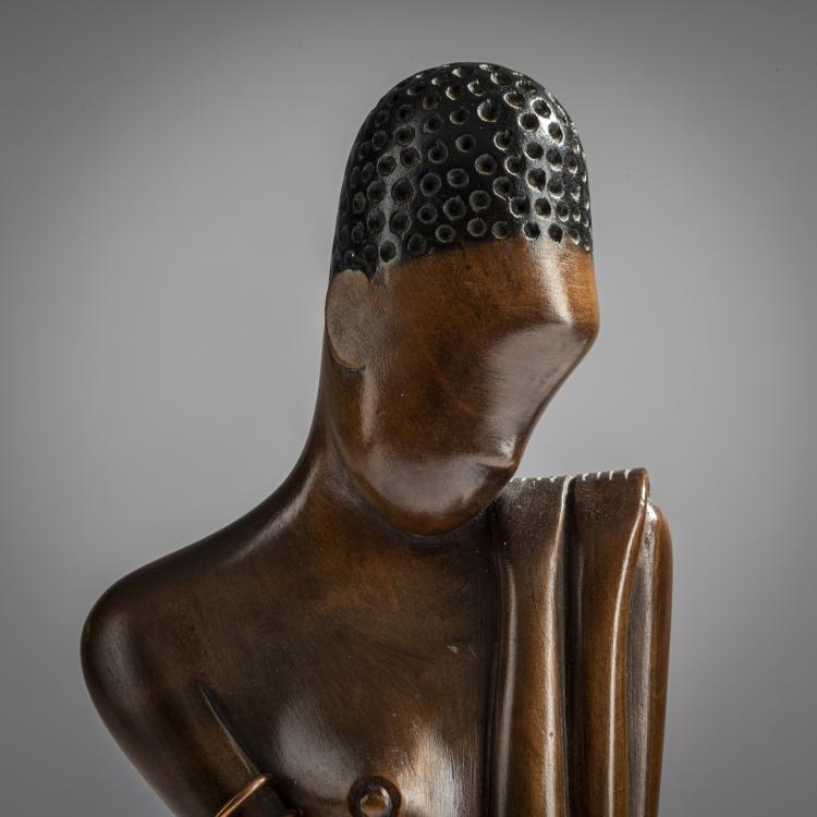 Bild 4 zu Objekt, African woman, c. 1950, Karl Hagenauer, Hagenauer, Wien, 159C 365