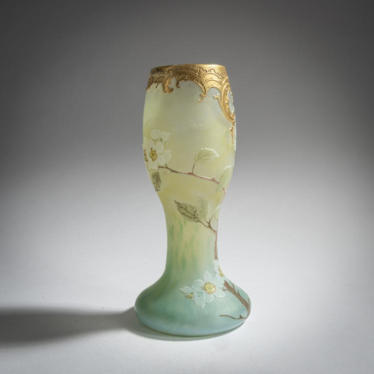 Bild 1 zu Objekt, Vase 'Fleurs de Pommier', 1915-20, Legras & Cie., Saint-Denis, 159B 221