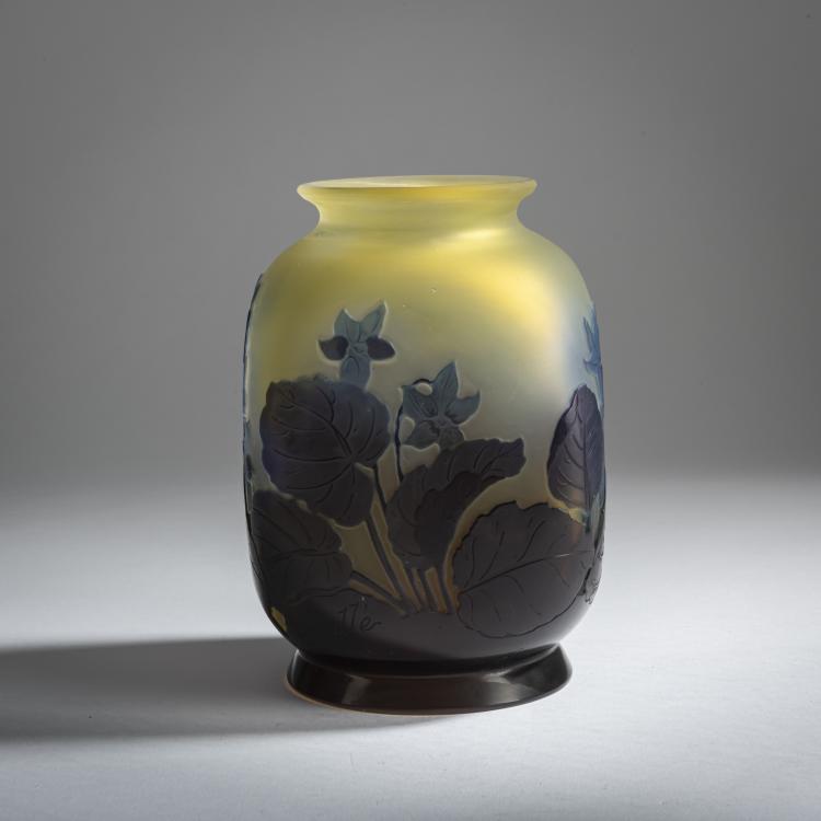 Bild 1 zu Objekt, Vase 'Violettes', 1920-36, Gall&eacute;, Etablissements, Nancy, 159B 202
