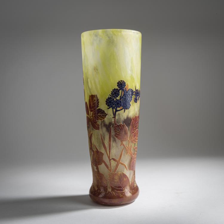 Bild 1 zu Objekt, Vase 'M&ucirc;res en automne', um 1910, Daum Fr&egrave;res, Nancy, 159B 145