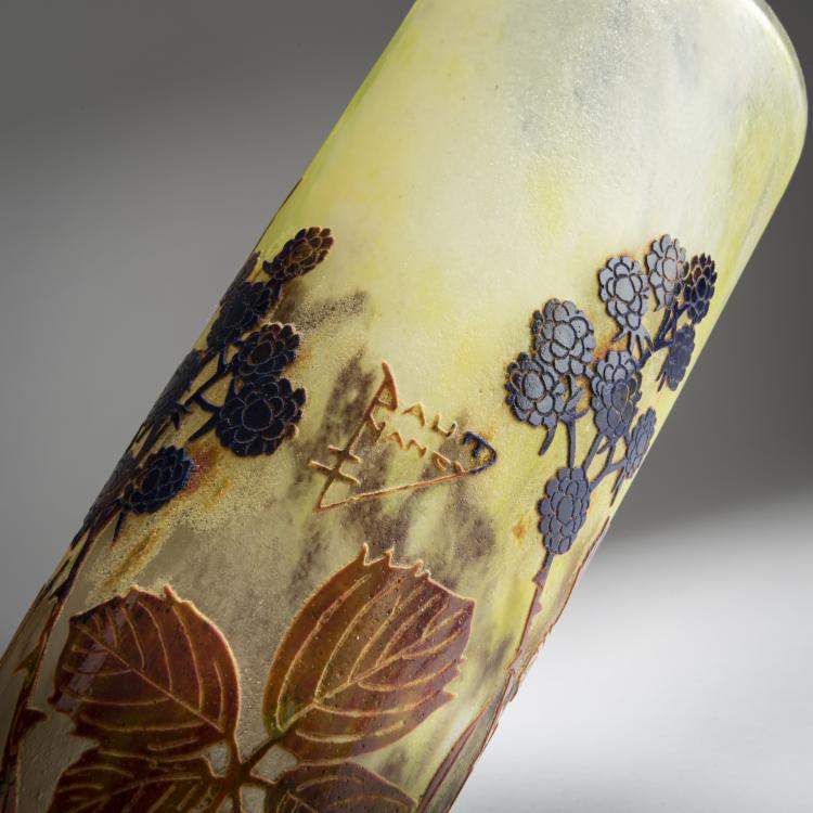 Bild 4 zu Objekt, Vase 'M&ucirc;res en automne', um 1910, Daum Fr&egrave;res, Nancy, 159B 145