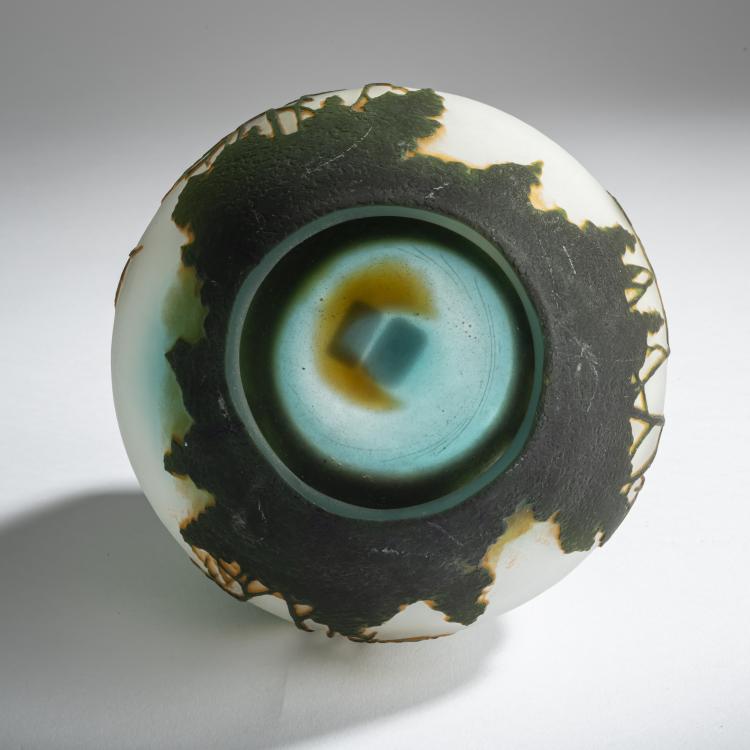 Bild 5 zu Objekt, Vase 'Paysage lacustre', um 1925, Muller Fr&egrave;res, Lun&eacute;ville, 159B 234