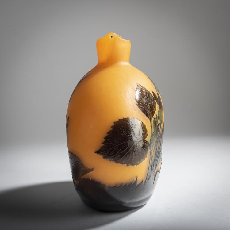 Bild 2 zu Objekt, Vase 'Violettes', um 1925, Delatte, Andr&eacute;, Nancy, 159B 167