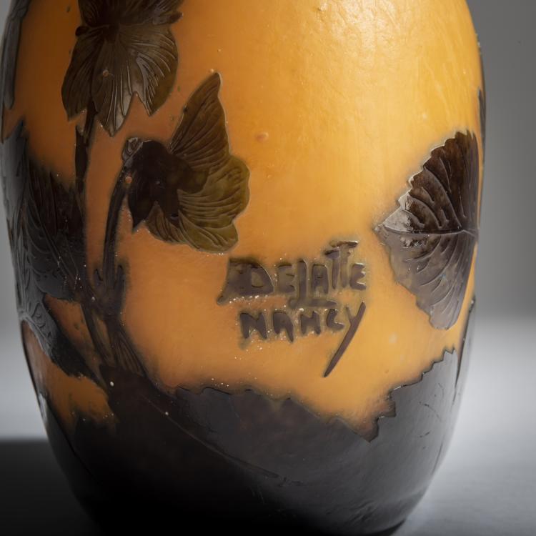 Bild 5 zu Objekt, Vase 'Violettes', um 1925, Delatte, Andr&eacute;, Nancy, 159B 167