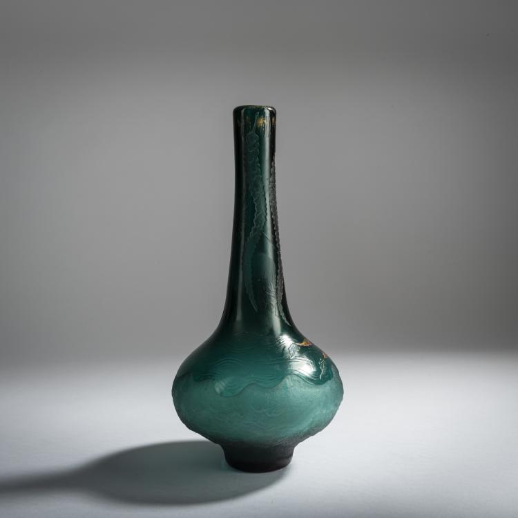 Bild 1 zu Objekt, Vase 'Poisson', um 1900, Vallerysthal et Portieux, Cristalleries r&eacute;unies de, 159B 280