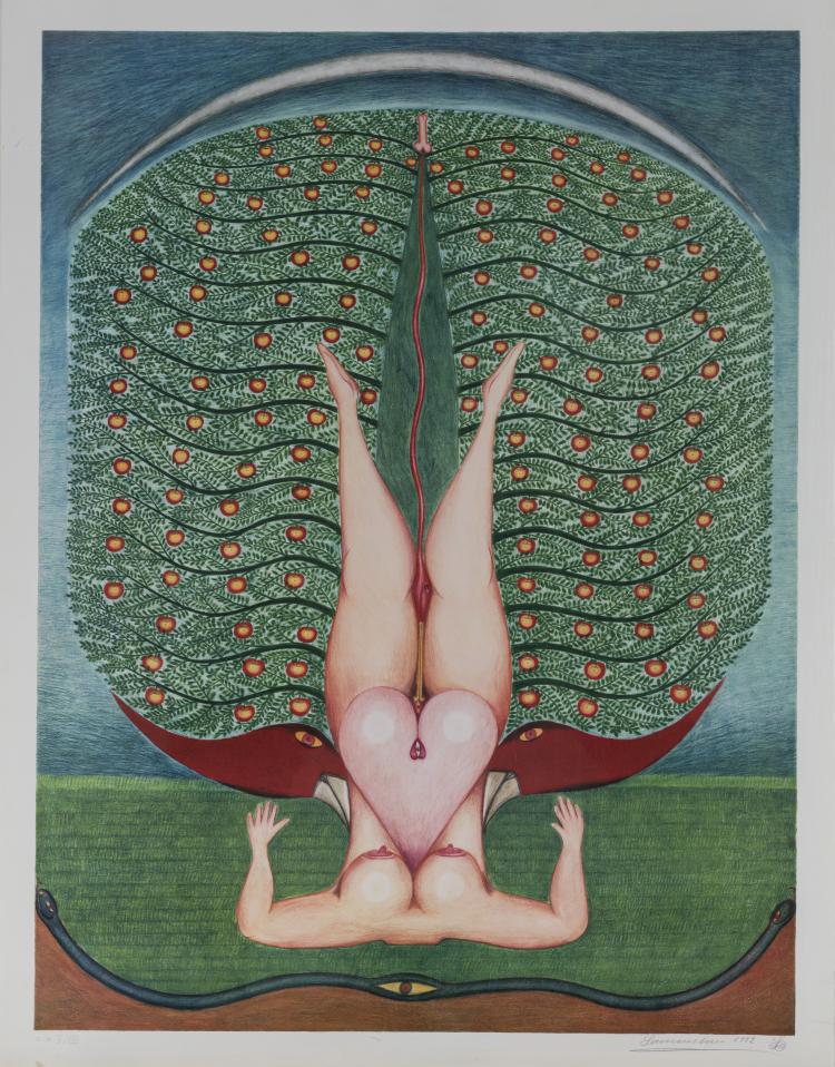 Hauptbild zu Objekt, 'Die moralische Praxis (Lebenszauberungselevin)', 1972, Friedrich Schr&ouml;der Sonnenstern, 160C 506