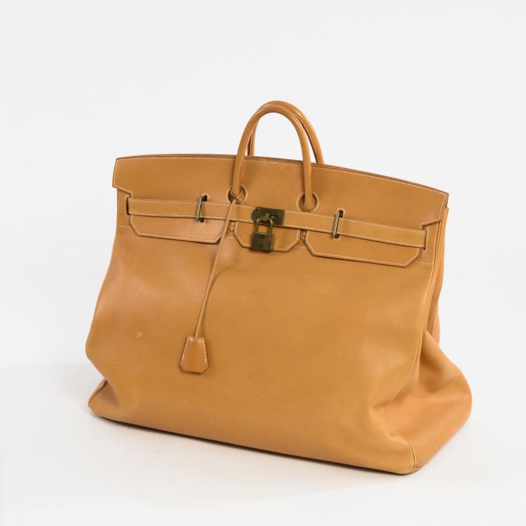 Hauptbild zu Objekt, Travel bag 'Haut &agrave; courroies 60', 1991, Herm&egrave;s, Paris, 160E 767