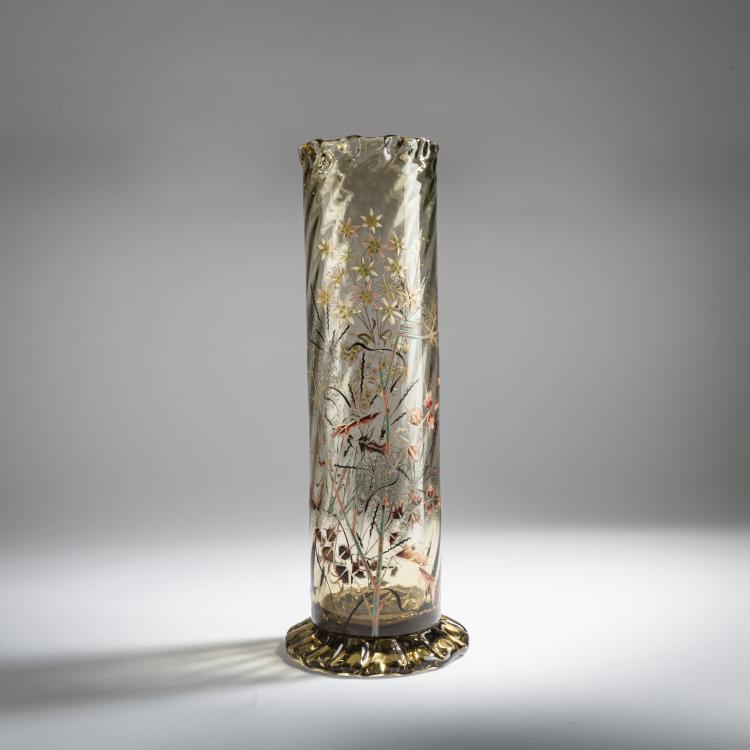 Hauptbild zu Objekt, 'Chaerophyllum et Digitaria ischaemum' vase, c. 1889-95, Gall&eacute;, Emile, Nancy, 159B 177