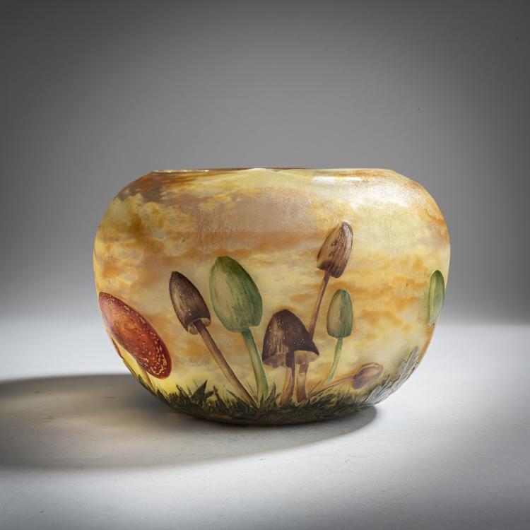 Bild 3 zu Objekt, 'Champignons' Vase, c. 1907, Daum Fr&egrave;res, Nancy, 159B 119