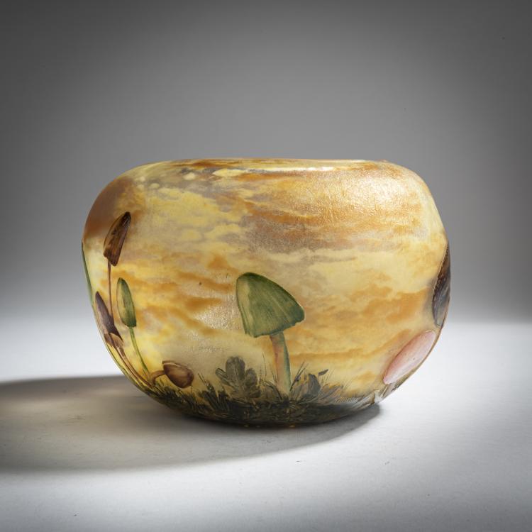 Bild 4 zu Objekt, 'Champignons' Vase, c. 1907, Daum Fr&egrave;res, Nancy, 159B 119