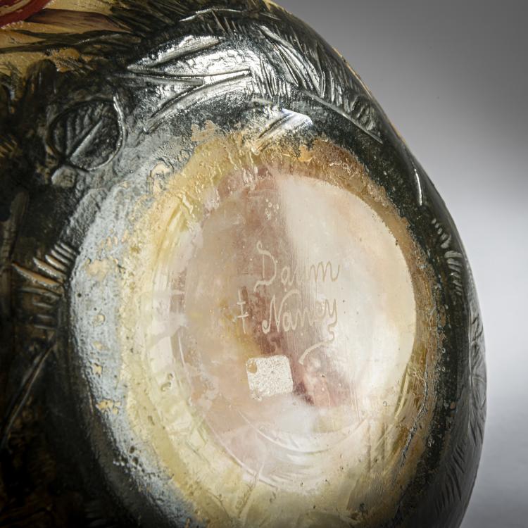 Bild 6 zu Objekt, 'Champignons' Vase, c. 1907, Daum Fr&egrave;res, Nancy, 159B 119