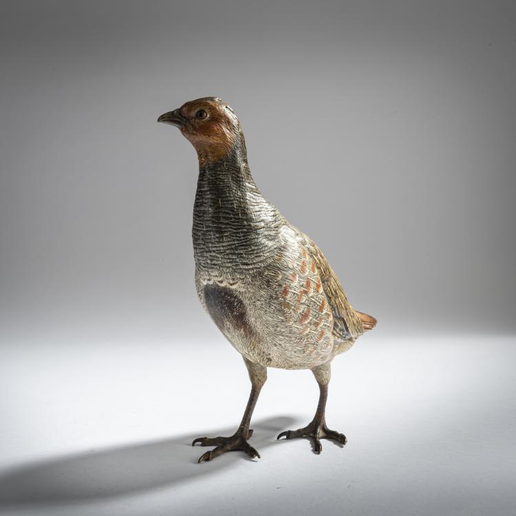 Hauptbild zu Objekt, Partridge, c. 1900, Franz Xaver Bergmann, Bergmann, 159C 342