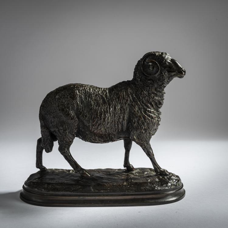Hauptbild zu Objekt, 'Mouton', c- 1890, Isidore Jules Bonheur, Bonheur, 159C 344