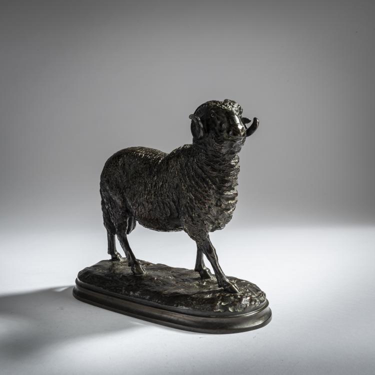 Bild 1 zu Objekt, 'Mouton', c- 1890, Isidore Jules Bonheur, Bonheur, 159C 344