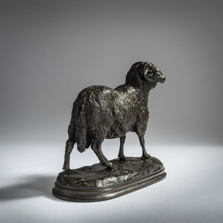 Bild 3 zu Objekt, 'Mouton', c- 1890, Isidore Jules Bonheur, Bonheur, 159C 344