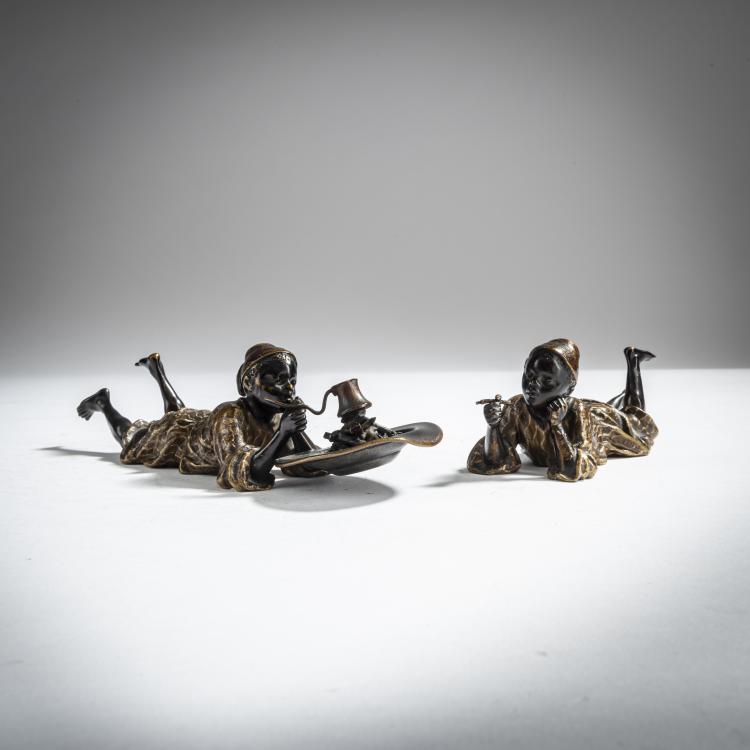 Hauptbild zu Objekt, 2 Turkish boys, c. 1900, Franz Xaver Bergmann, Bergmann, F.X., 159C 343