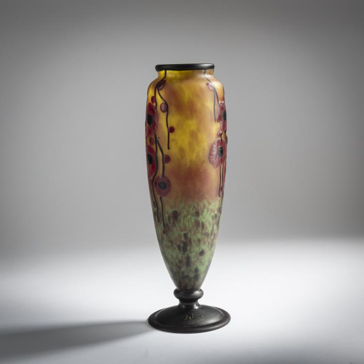 Bild 1 zu Objekt, Vase 'Coquelicots', 1924-25, Schneider, Epinay-sur-Seine, 159B 266
