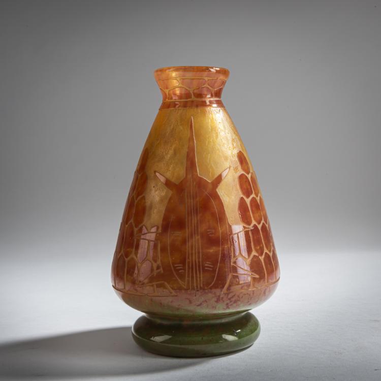 Hauptbild zu Objekt, Vase 'Tortues', 1918-21, Schneider, Epinay-sur-Seine, 159B 250