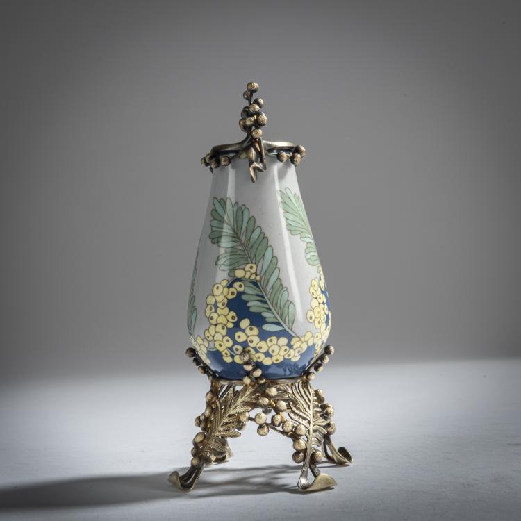 Bild 2 zu Objekt, Vase 'Mimosas' mit Silbermontierung, 1903, Paul Fran&ccedil;ois Louchet, Louchet, Paul, Paris, 159C 474