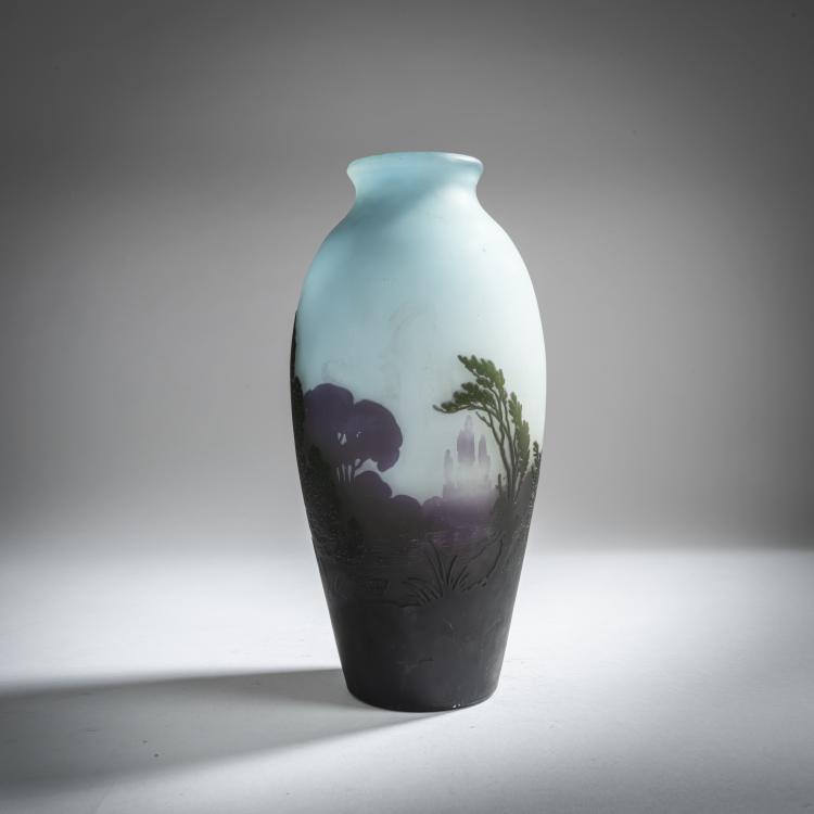 Bild 1 zu Objekt, Vase 'Paysage', 1920er Jahre, Ferry, G., Nancy, 159B 169