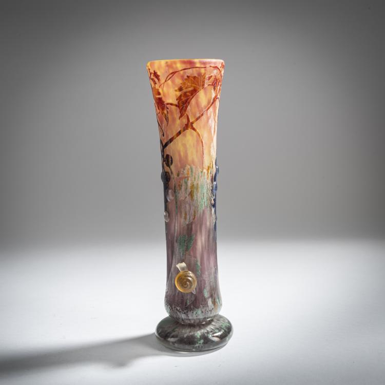 Bild 2 zu Objekt, 'Vigne et Escargots' vase, 1904, Daum Fr&egrave;res, Nancy, 159B 111