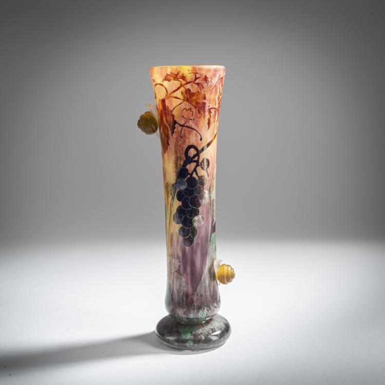 Bild 3 zu Objekt, 'Vigne et Escargots' vase, 1904, Daum Fr&egrave;res, Nancy, 159B 111