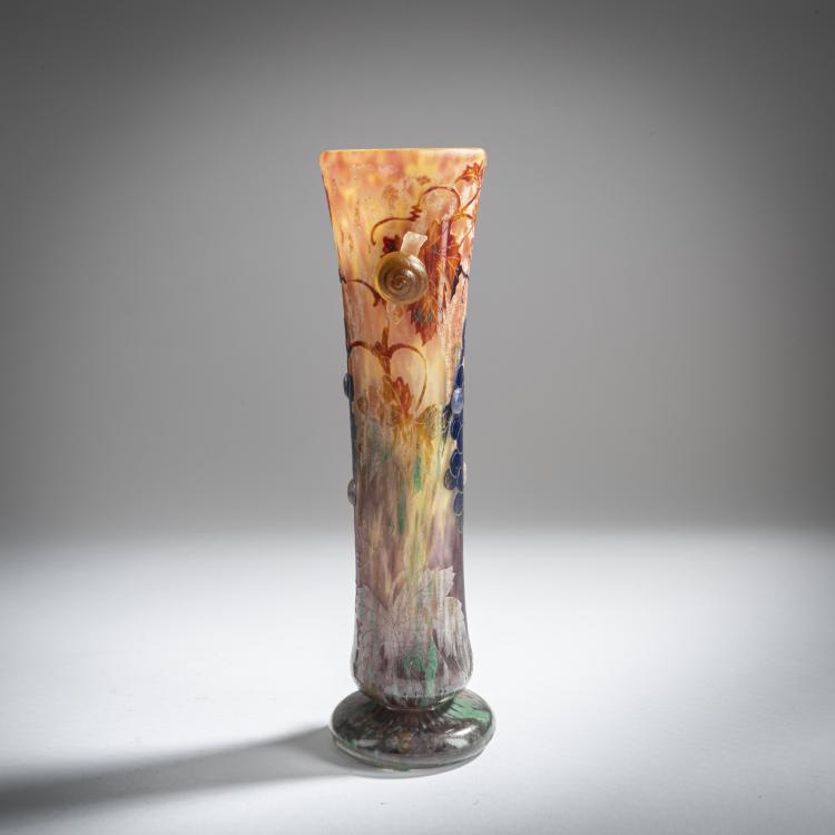 Bild 4 zu Objekt, 'Vigne et Escargots' vase, 1904, Daum Fr&egrave;res, Nancy, 159B 111
