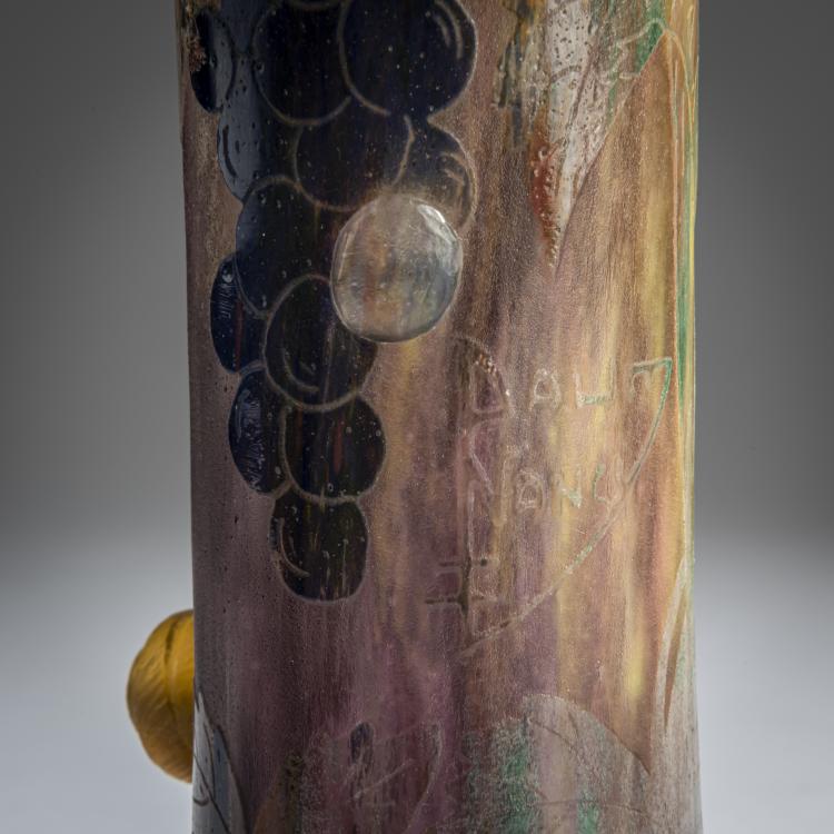 Bild 6 zu Objekt, 'Vigne et Escargots' vase, 1904, Daum Fr&egrave;res, Nancy, 159B 111