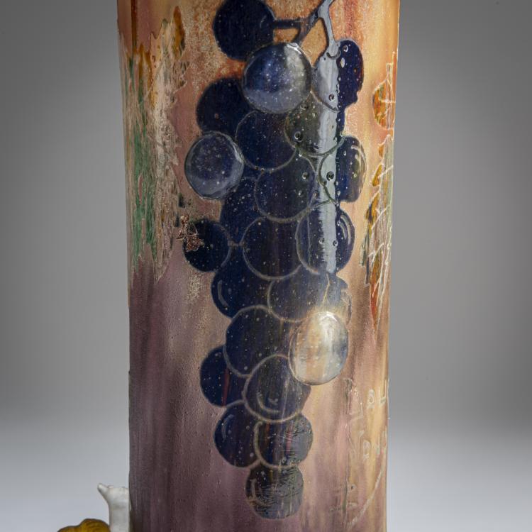 Bild 7 zu Objekt, 'Vigne et Escargots' vase, 1904, Daum Fr&egrave;res, Nancy, 159B 111