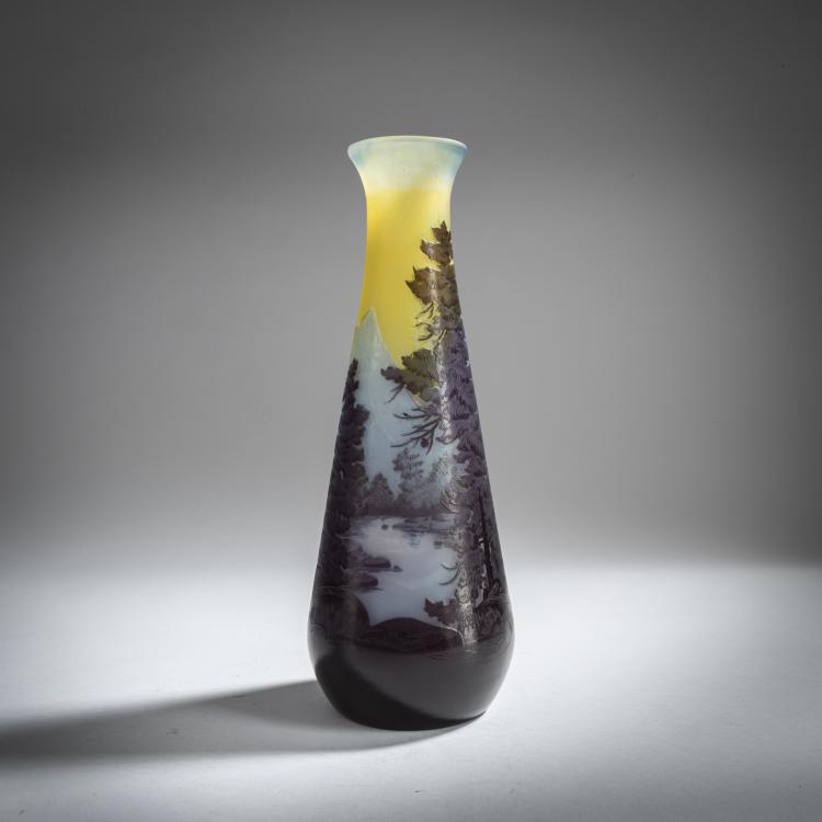 Bild 3 zu Objekt, Vase 'Paysage des Alpes', um 1908-20, Gall&eacute;, Etablissements, Nancy, 159B 194