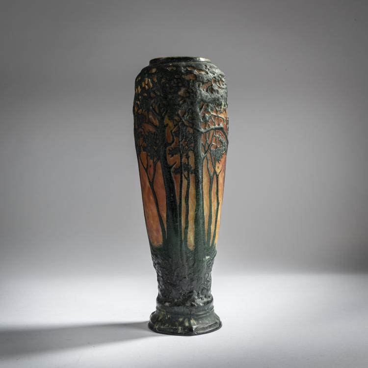 Bild 2 zu Objekt, Vase 'Ch&ecirc;nes violatres', um 1909/10, Daum Fr&egrave;res, Nancy, 159B 120