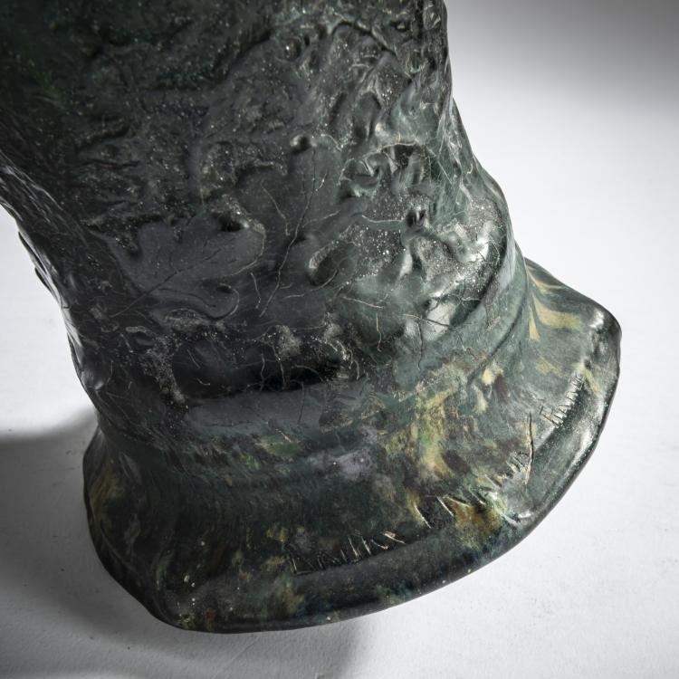 Bild 4 zu Objekt, Vase 'Ch&ecirc;nes violatres', um 1909/10, Daum Fr&egrave;res, Nancy, 159B 120