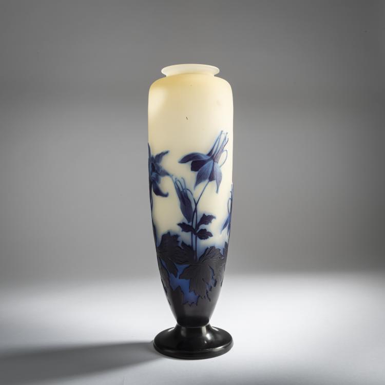 Bild 1 zu Objekt, Vase 'Ancolies', 1925-36, Gall&eacute;, Etablissements, Nancy, 159B 212