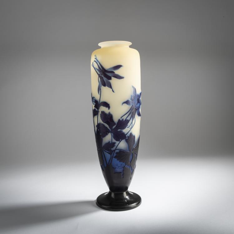 Bild 2 zu Objekt, Vase 'Ancolies', 1925-36, Gall&eacute;, Etablissements, Nancy, 159B 212