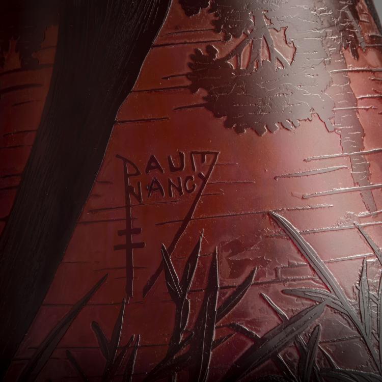 Bild 4 zu Objekt, Vase 'Paysage lacustre, Cr&eacute;puscule', 1910-15, Daum Fr&egrave;res, Nancy, 159B 127