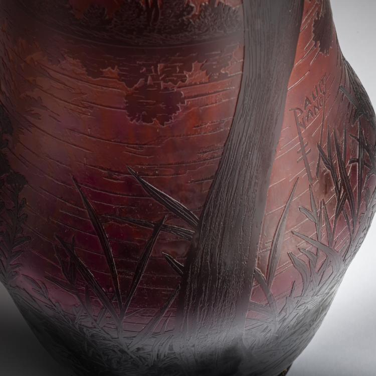 Bild 5 zu Objekt, Vase 'Paysage lacustre, Cr&eacute;puscule', 1910-15, Daum Fr&egrave;res, Nancy, 159B 127