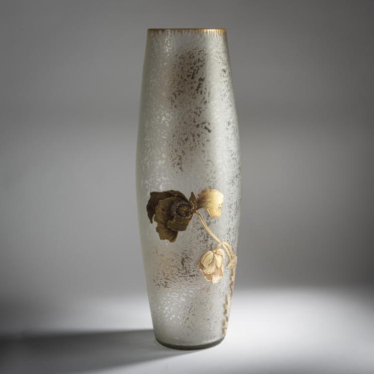 Bild 2 zu Objekt, Vase 'Pavots dor&eacute;s et argent&eacute;s', um 1900, Legras & Cie., Saint-Denis, 159B 218