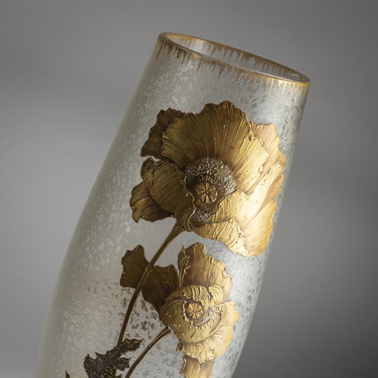 Bild 4 zu Objekt, Vase 'Pavots dor&eacute;s et argent&eacute;s', um 1900, Legras & Cie., Saint-Denis, 159B 218