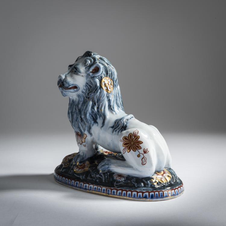 Bild 3 zu Objekt, Sitting lion, c. 1875, Emile Gall&eacute;, Saint-Cl&eacute;ment, 159C 569