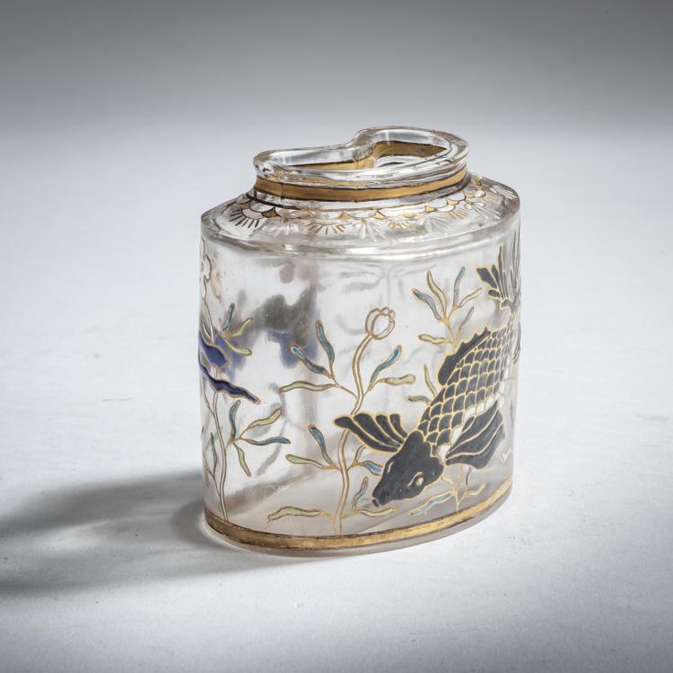 Hauptbild zu Objekt, Small Vase 'Poisson japonais', c. 1879-1900, Gall&eacute;, Emile, Nancy, 159B 171