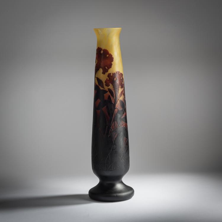 Hauptbild zu Objekt, Vase 'Cr&ecirc;te de coq', um 1913, Daum Fr&egrave;res, Nancy, 159B 149